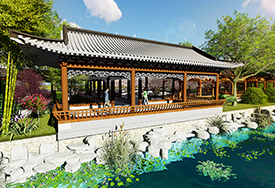 江蘇園林設計公司介紹水景景觀的設計要點
